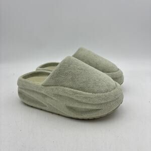 SKYLRK Chunky Mule Terry Cloth Stone Grey Mules Sandals Women's 7 Justin Bieber